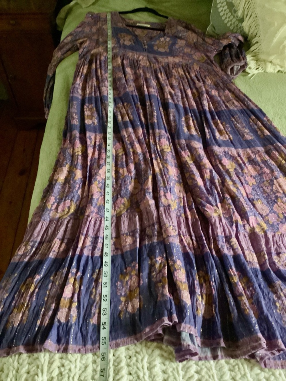 Spell Lavender Floral Boho Maxi Dress - Picture 7 of 8